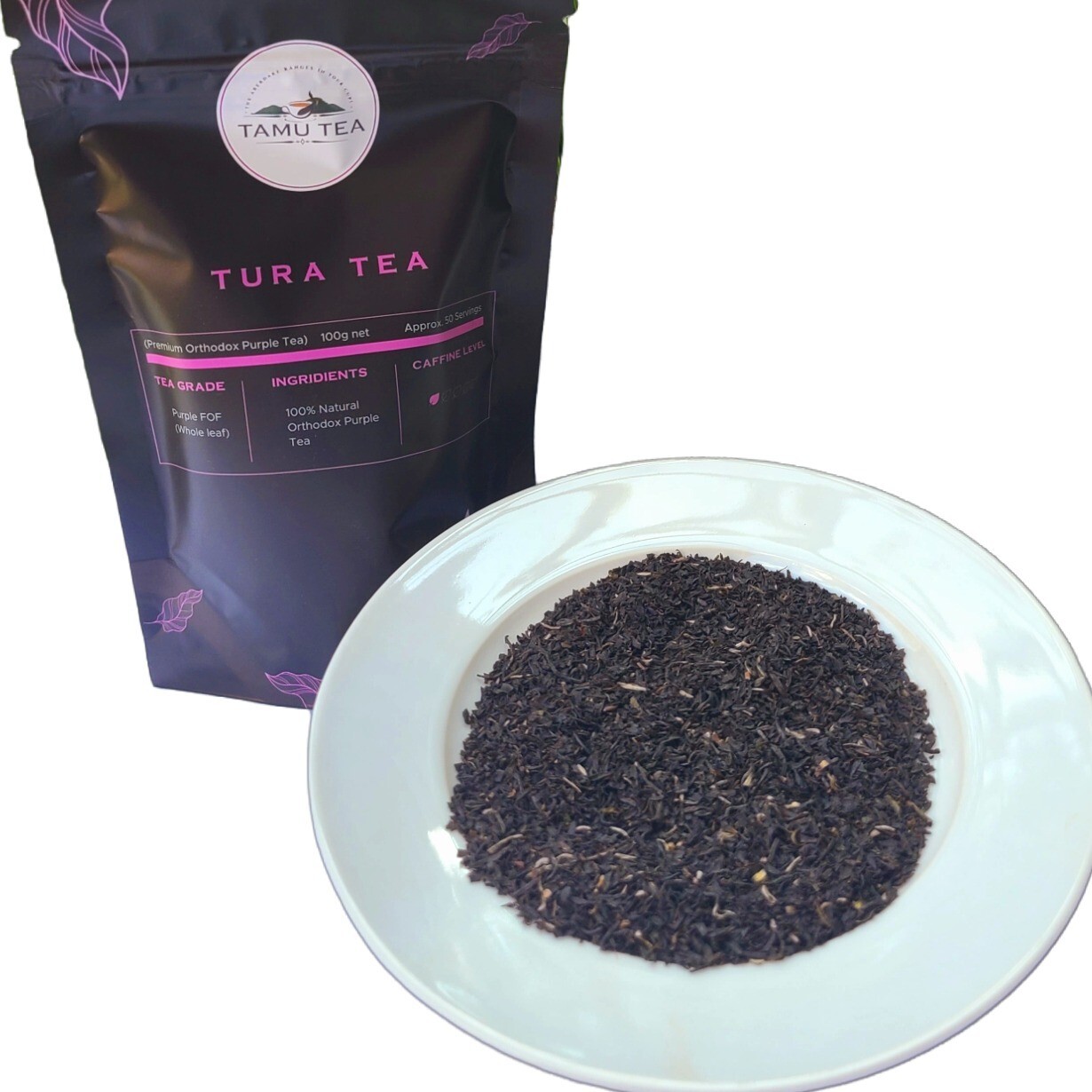 TURA TEA – 100% Natural Non-Premium Orthodox Purple Tea