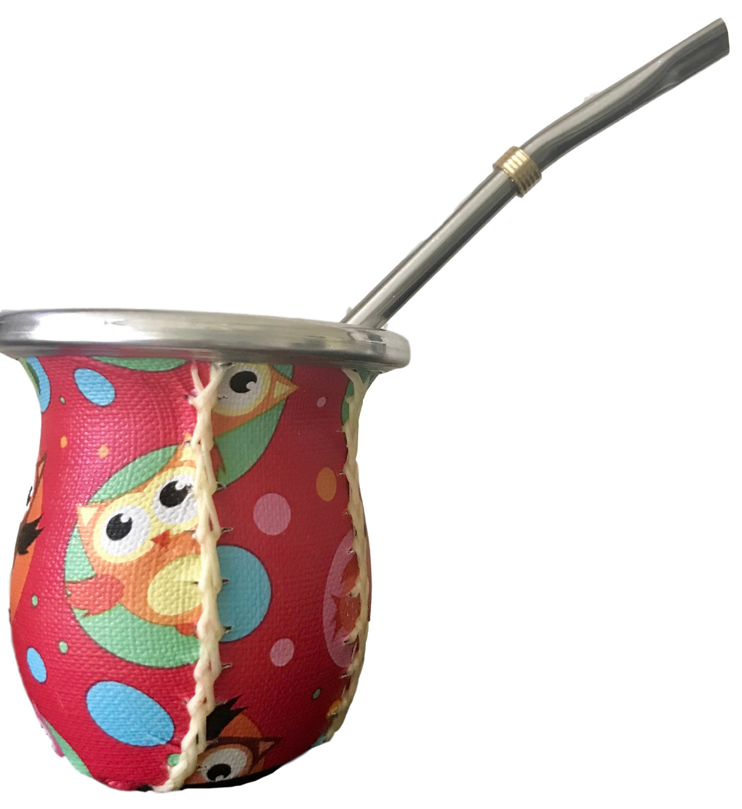 HANDCRAFTED YERBA MATE KIT SET- MATE GOURD CUP + STRAW BOMBILLA FROM ARGENTINA