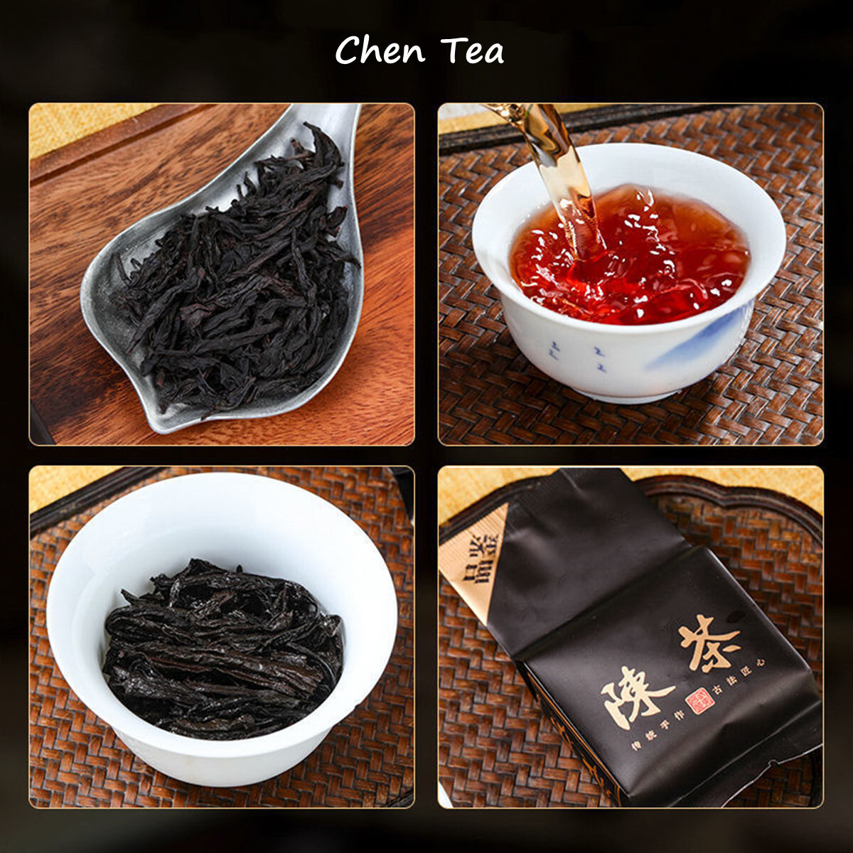 18 Kinds Oolong Tea Rock Tea Rougui Da Hong Pao Tea Shuixian Qilan 144g Box
