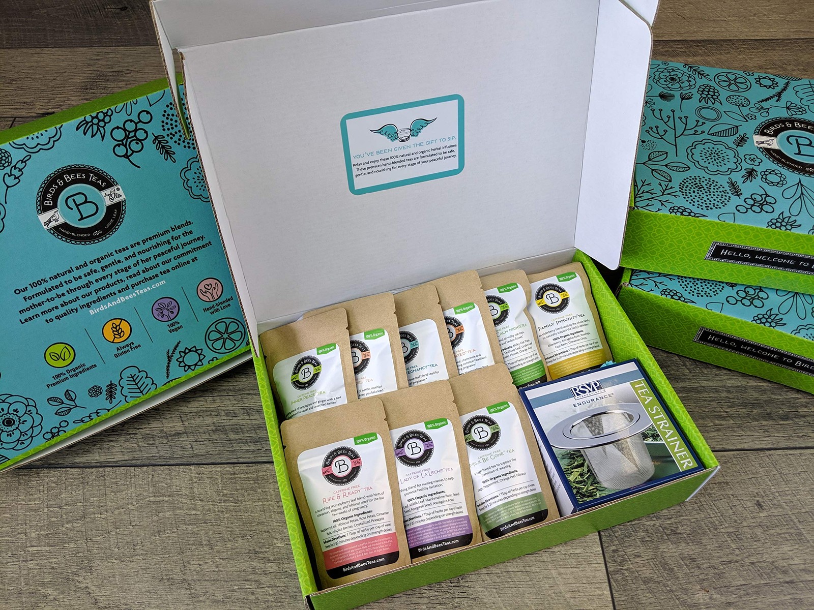 Pregnancy Tea – Perfect Pregnancy Gift for Expecting Momma – Birds & Bees Tea…