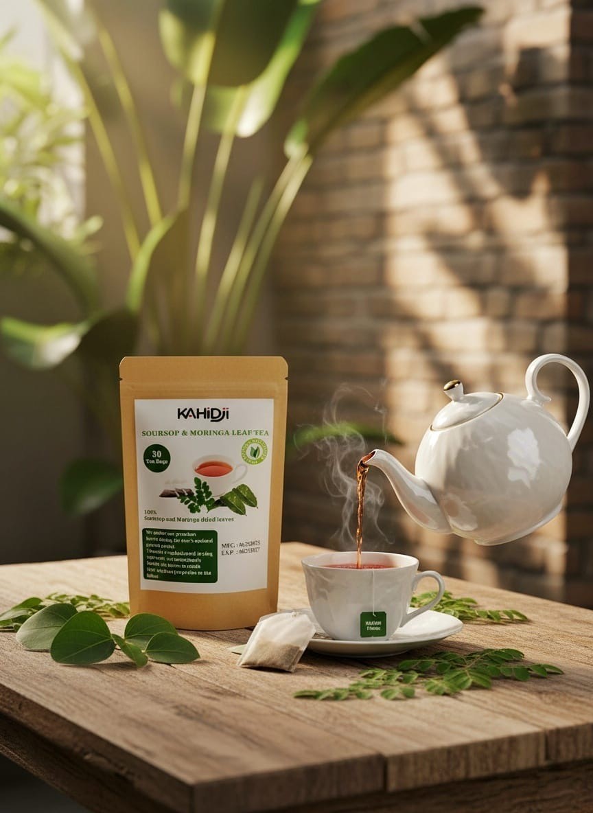 Organic Soursop & Moringa 100% Pure Leaves Tea 30 bags