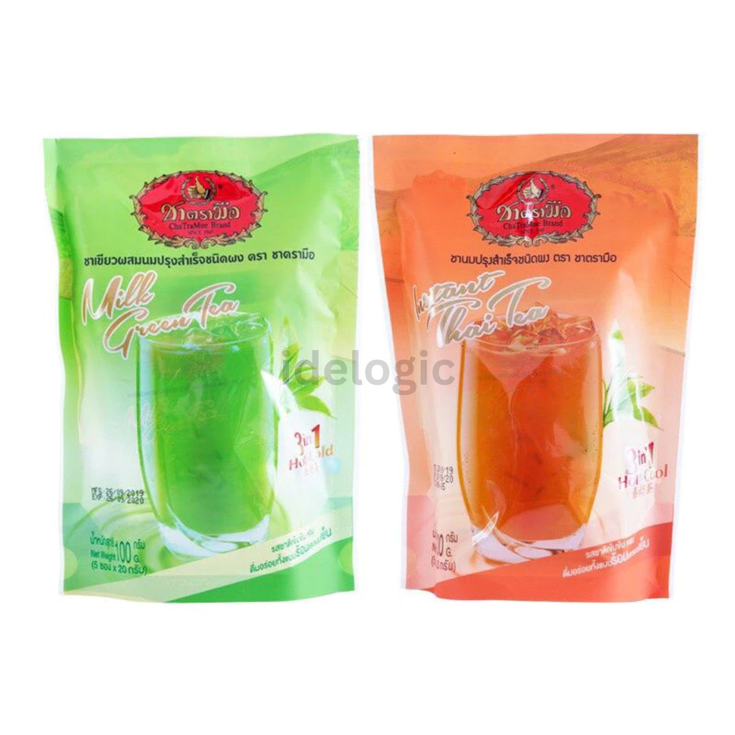 3 x 3in1 Cha Tra Mue Instant Milked Tea Powder Iced & Hot Wholesale Price 100g