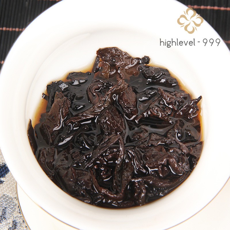 250g Ripe Pu-erh Tea Aged Vintage Yunnan Tea Brick Compressed Ripe Pu-erh