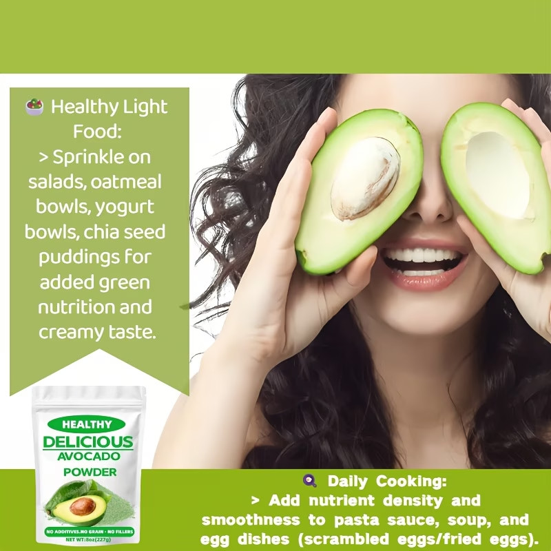 Nature Healthy Delicious Avocado Powder Perfect for Vegan Diets & Healthy Living