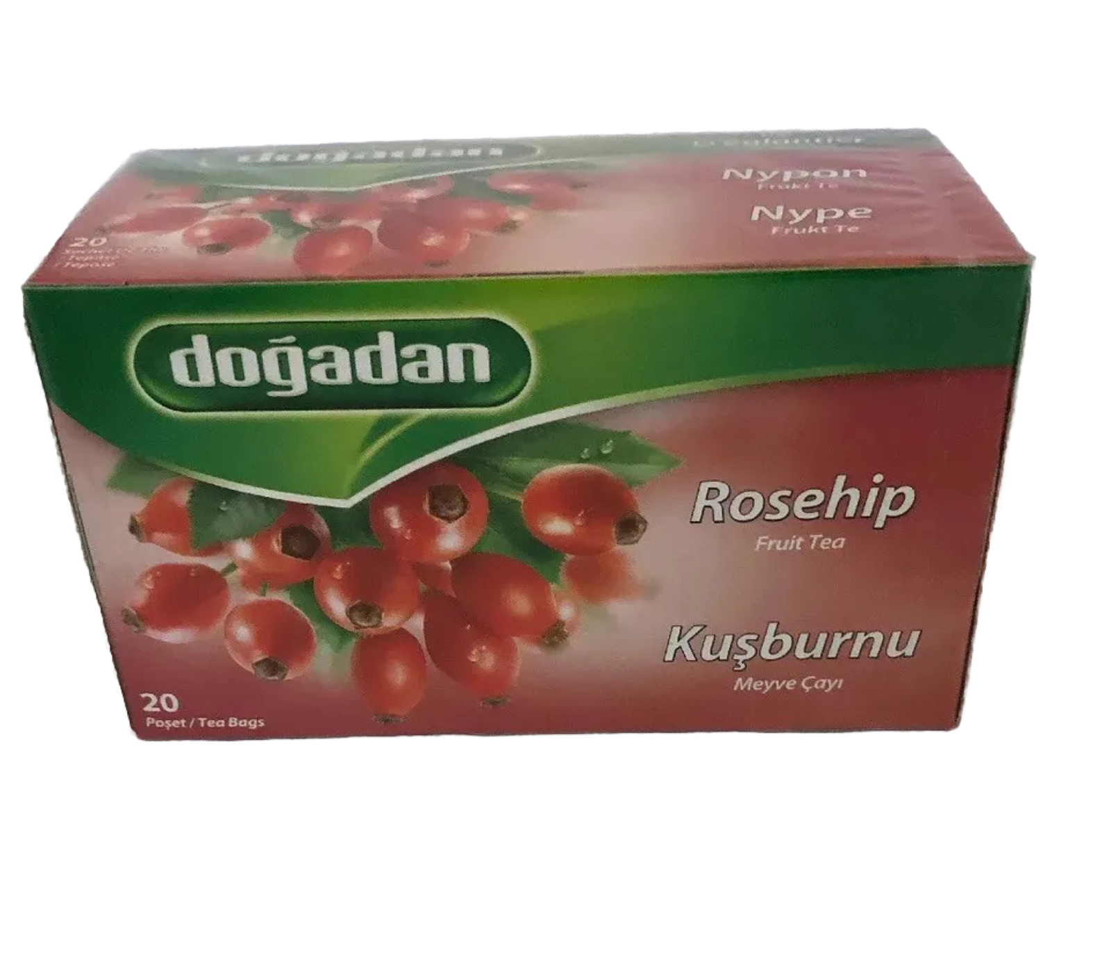 Dogadan Rosehip Fruit (Kusburnu)Tea 20 Tea Bags New