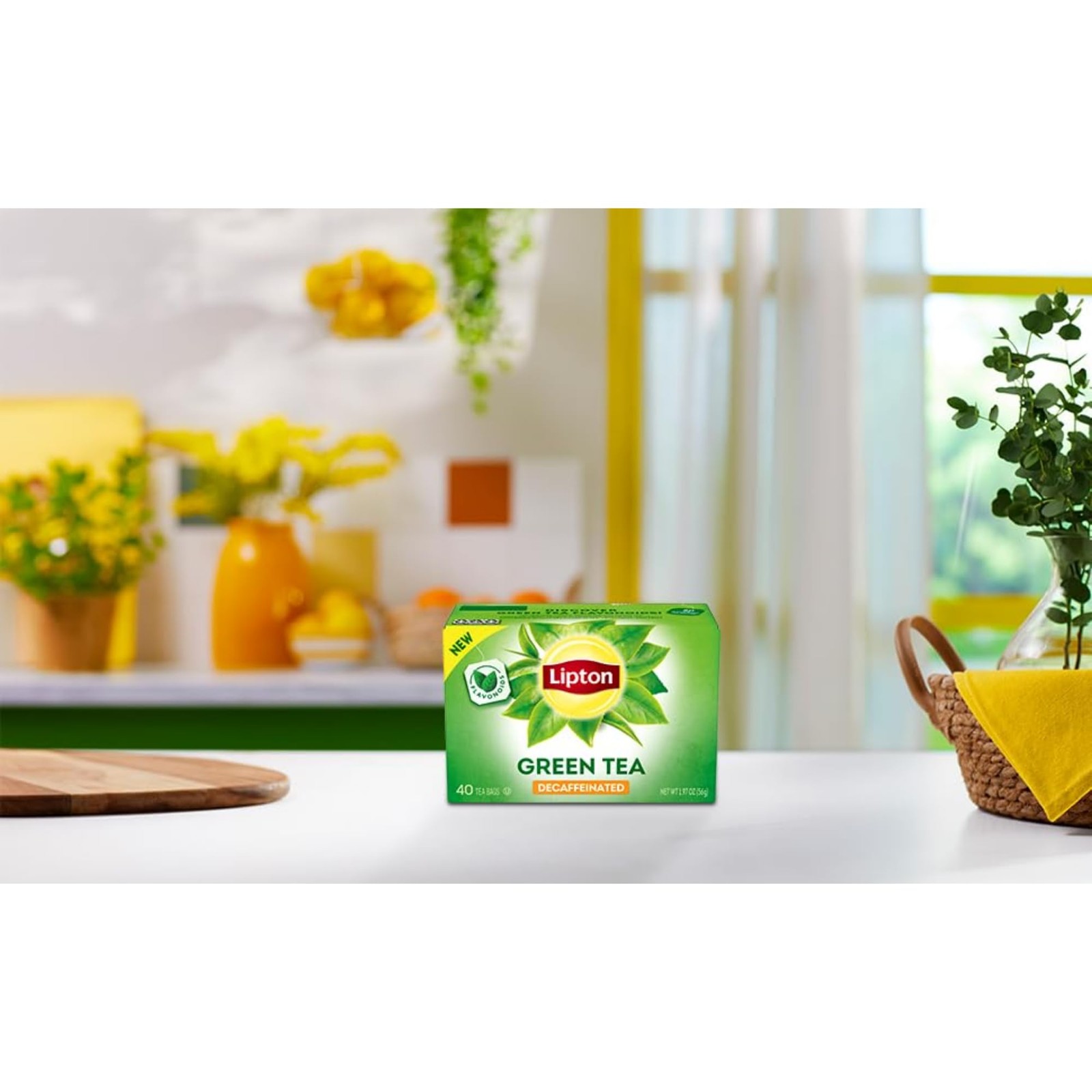 Lipton Decaf Green Tea Bags, Unsweetened Iced or Hot 240 Bags
