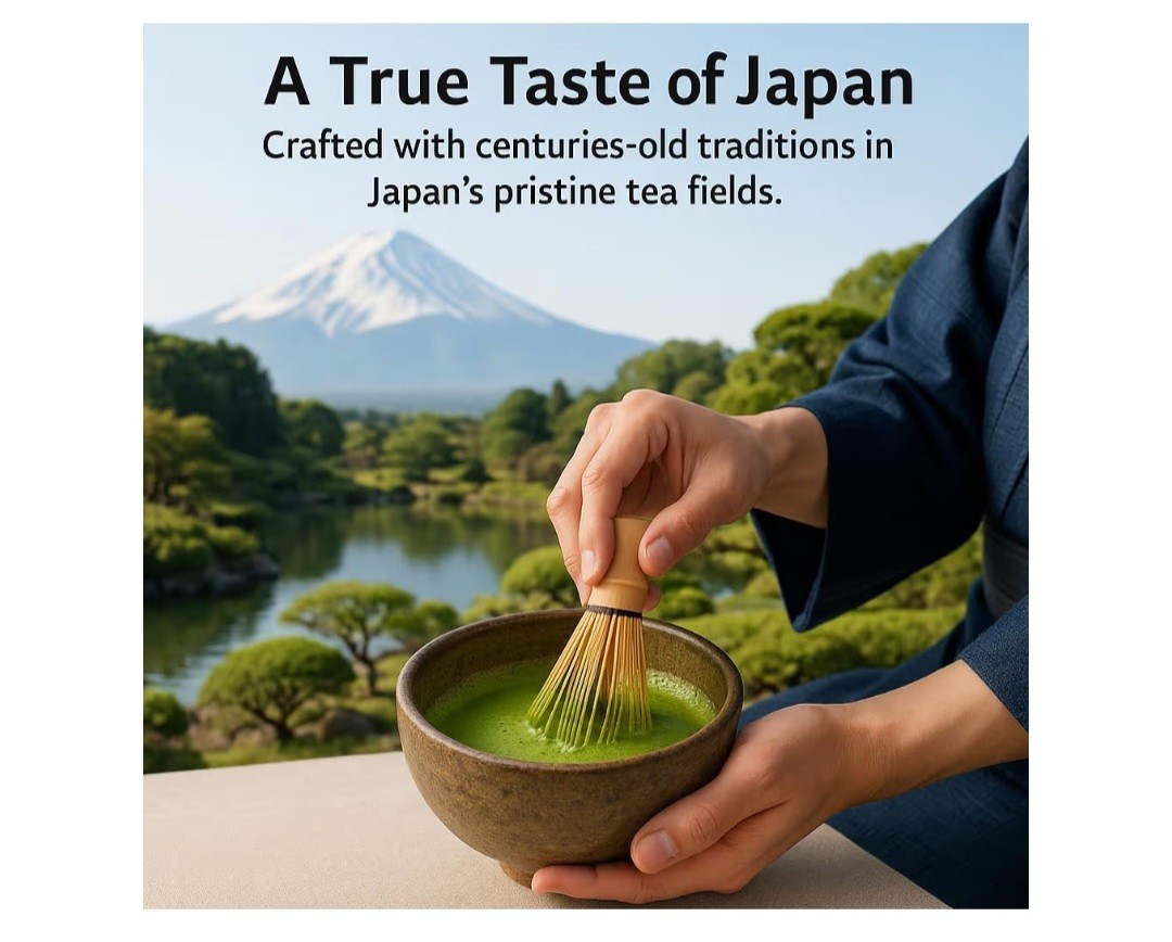 Herbal Cup Tea Organic Japanese Matcha-4 Oz.-NEW IN SEALED PACKAGE-EXP. 2027