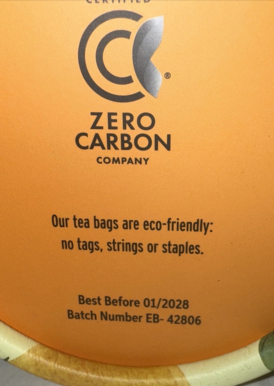TEA WISDOM MANGO CITRUS Green Tea 2- Containers = 100 Teabags Contains Caffeine
