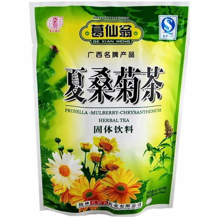 Mixed Herbal Tea – Ban Len Gan, Honeysuckle & Mulberry Chrysanthemum 16 Packets