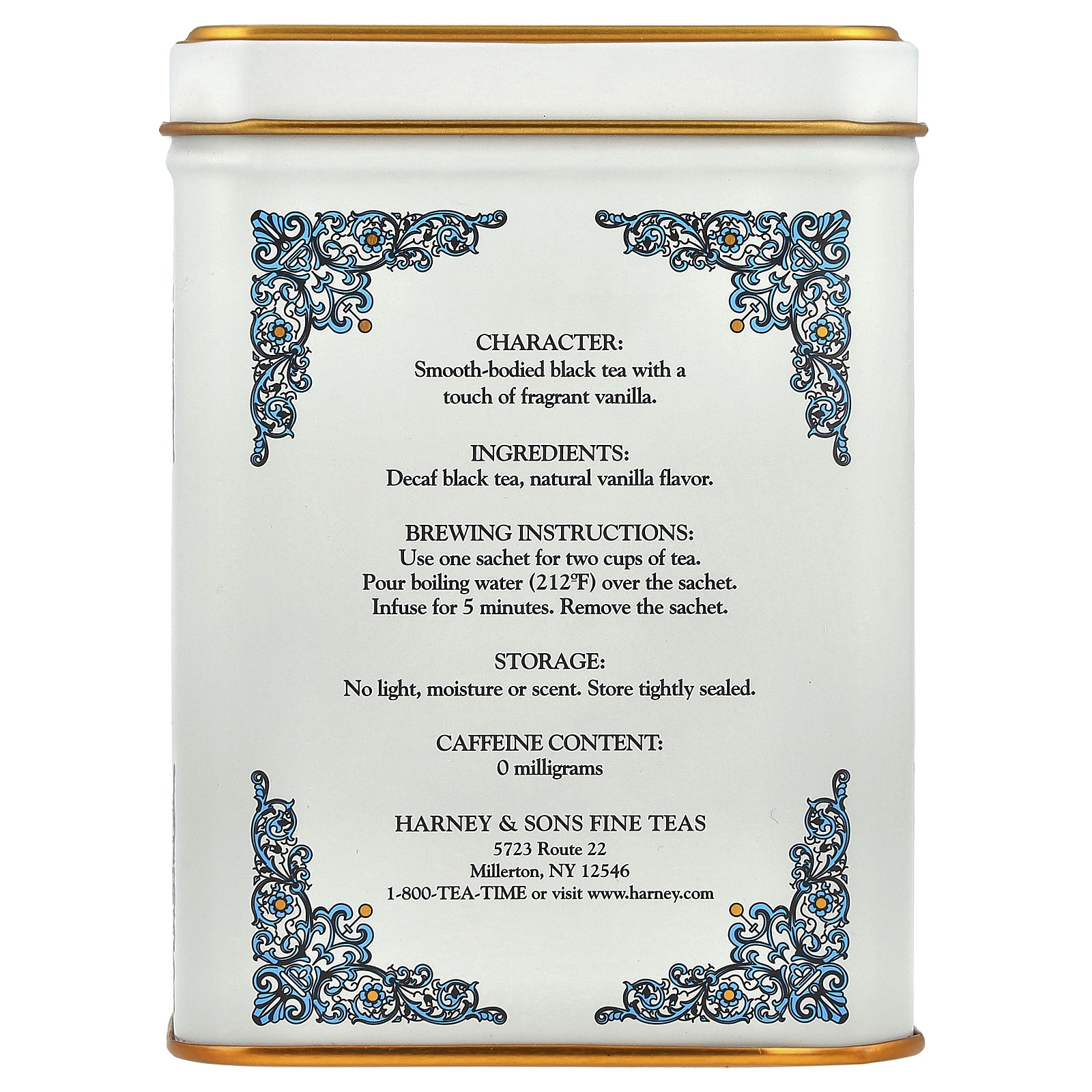 HT Tea Blend, Vanilla Comoro, 20 Tea Sachets, 1.4 oz (40 g)