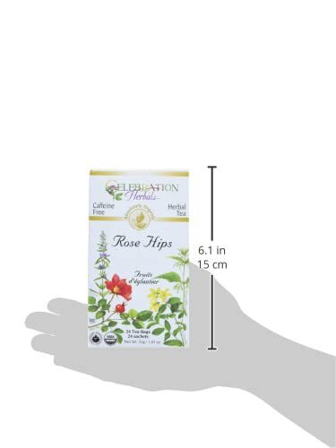 Rose HIPS Tea Organic 24 Bag 0.02 Pound