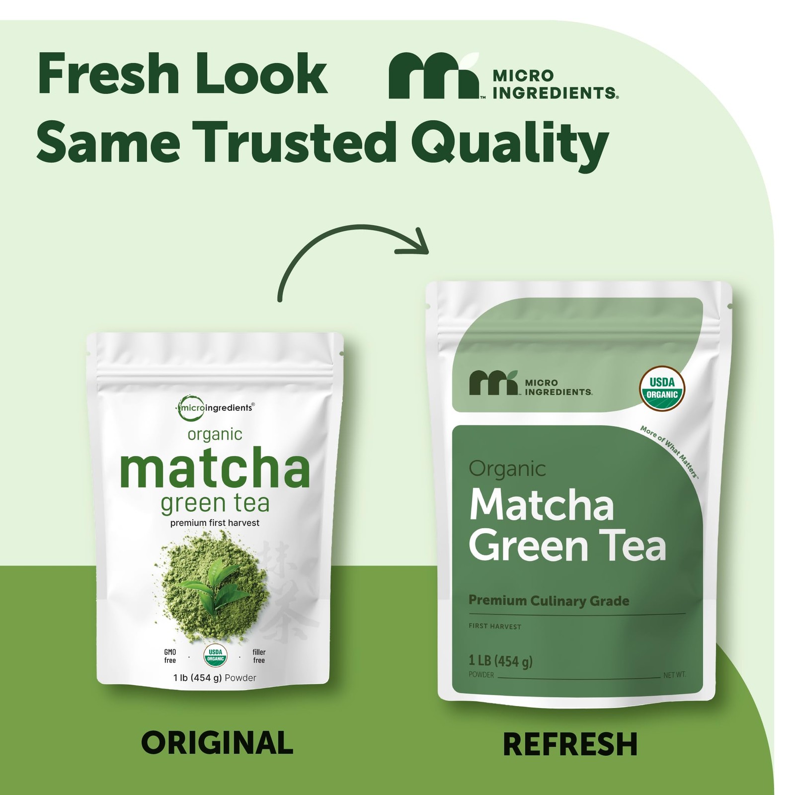 Micro Ingredients Organic Matcha Green Tea Powder, First Harvest, Culinary Gr…