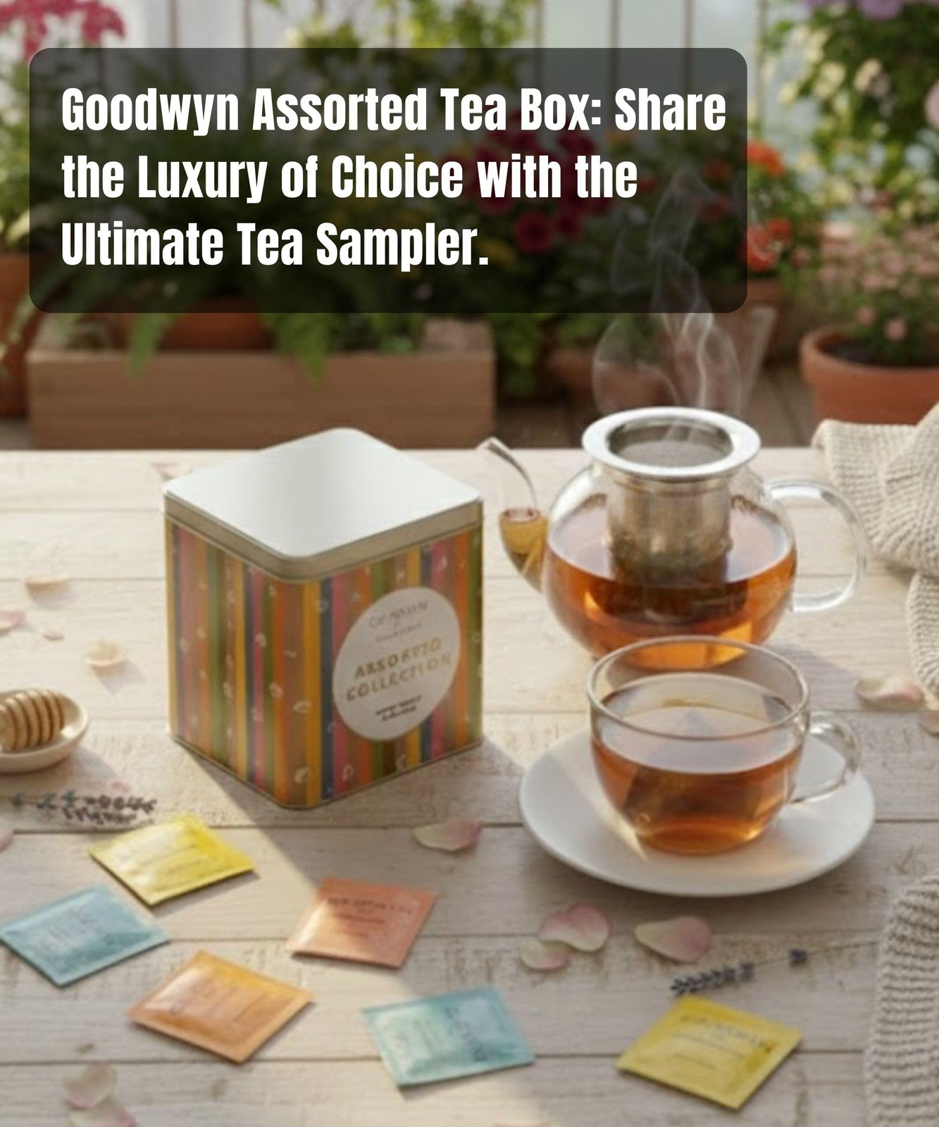Goodwyn Herbal Tea Sampler Gift Box 20 Tea Bags