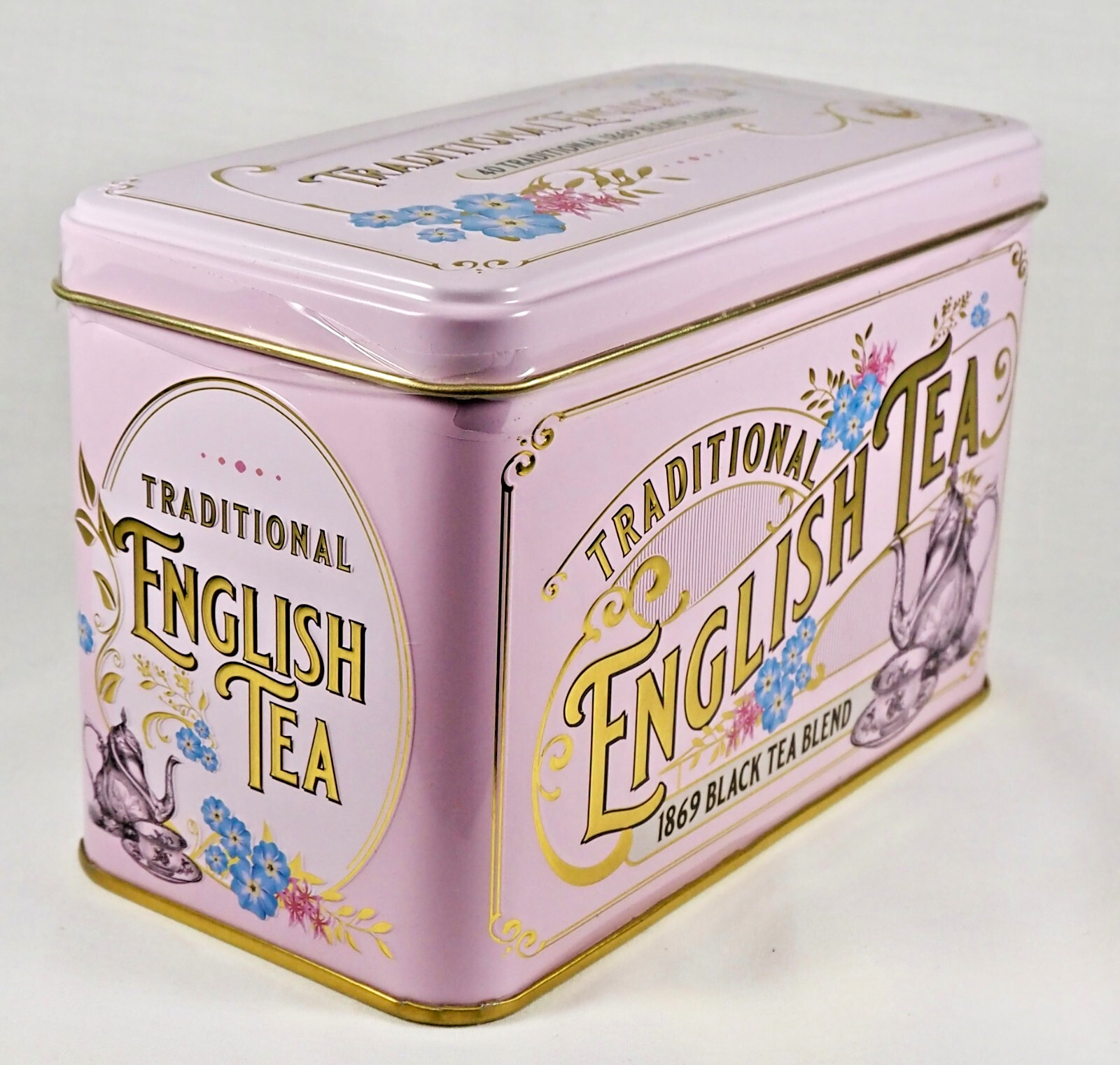5.5″ x 3″ x 3.5″ Traditional English Black Tea Blend Canister