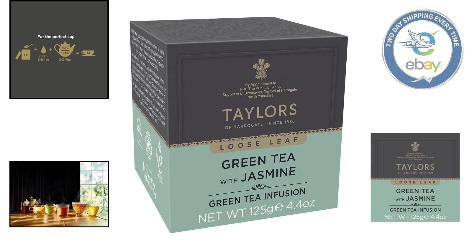 Elegant 4.41 Oz Jasmine Scented Green Tea – Loose Leaf with Antioxidant Benefits