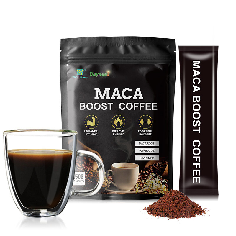 Maca Coffee Chocolate Flavor Herbal Instant Coffee Natural Energy Drink Men