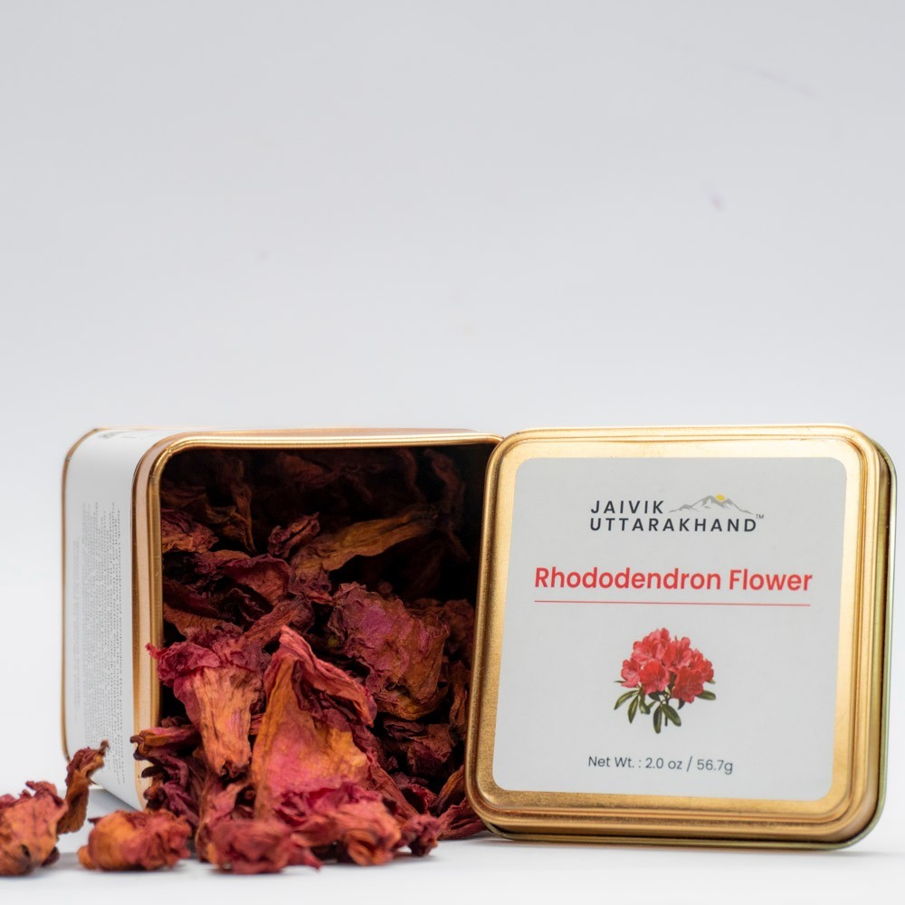 Jaivik Uttarakhand – Rhododendron (Buransh) Flower Tea, Nourishes Skin