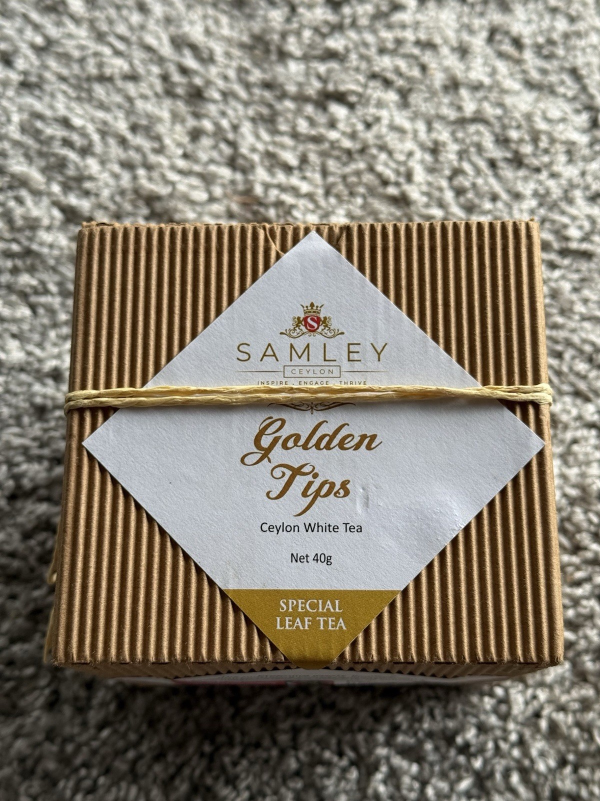 Samley Ceylon Golden Tips White Tea Loose Leaf Tea & Infusion Ceylon 40g