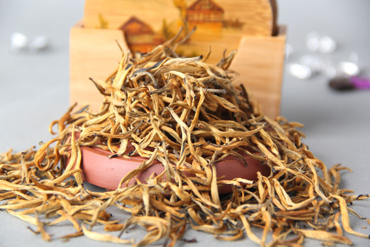 New Chinese Yunnan Black Tea Fengqing Dian Hong Golden Buds Dianhong 250g