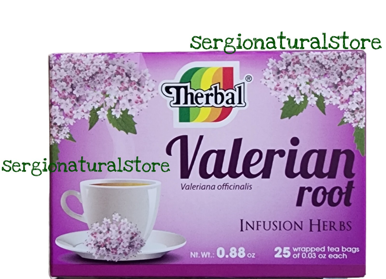 2 Packs VALERIAN TEA 50 BAGS TE DE VALERIANA (Valerian edulis) Made in Mexico