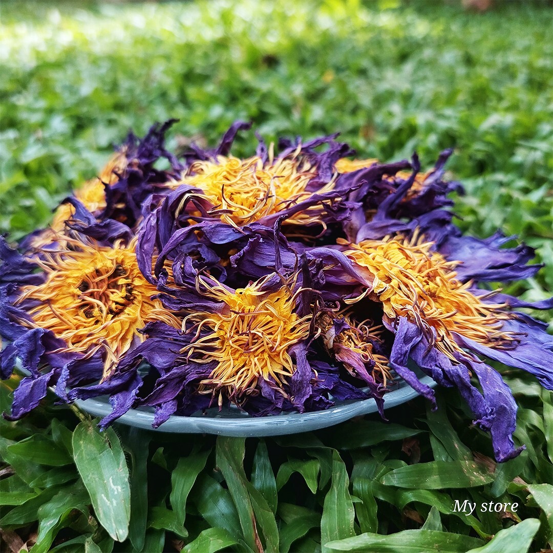 Dried Nymphaea Caerulea Flower 100% Organic Natural Hand Picked Egyptan Tea