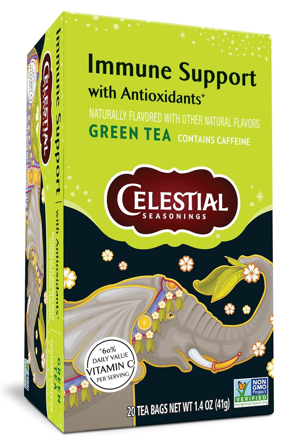 Immune Support Green Tea 20 Tea Bags