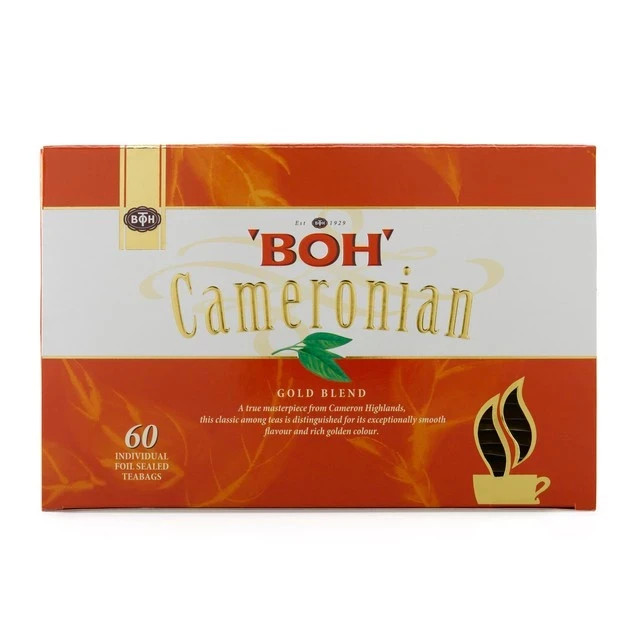 BOH Cameronian Gold Blend Tea – 2g x 60 Foil-Sealed Teabags
