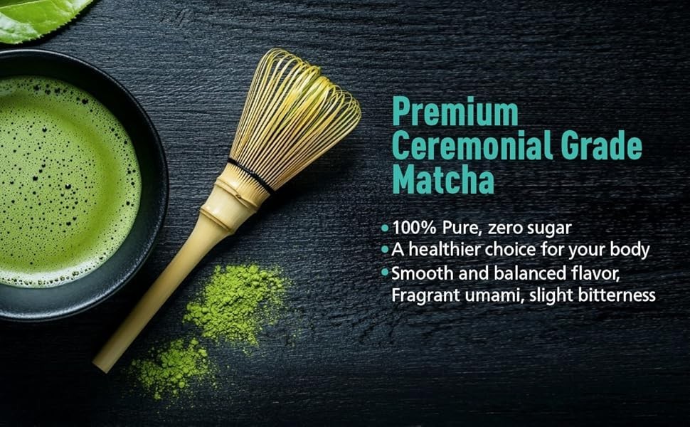 Emerail Organic Matcha Powder 200g USDA Organic Sugar Free Gluten Free