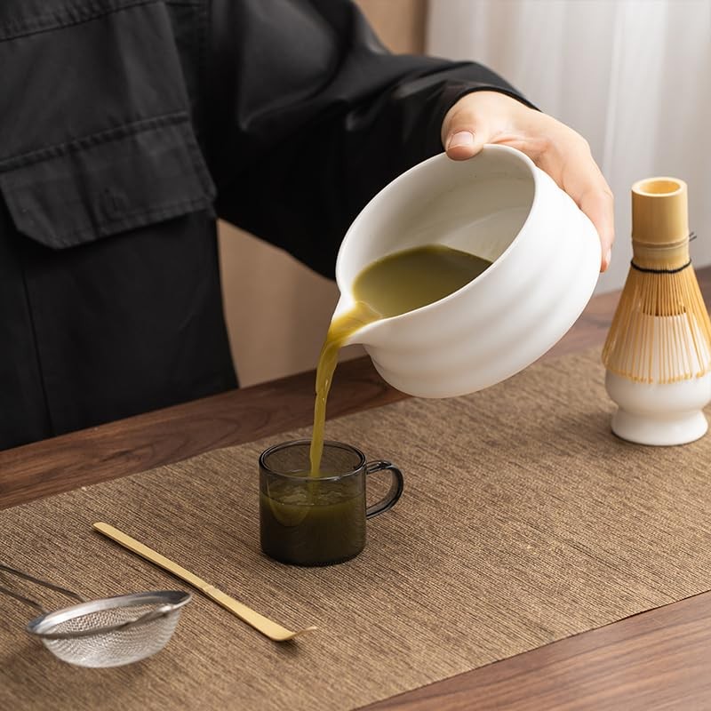 Matcha Set With Bowl, Matcha Sifter, Matcha Whisk Holder and Spoon- The Perfe…