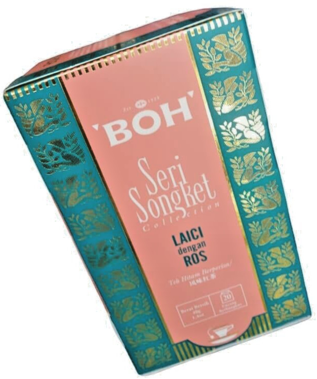 BOH Seri Songket Lychee with Rose TEA ( Flavoured Black Tea )