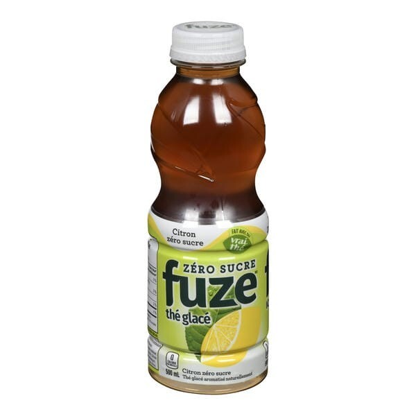 Fuze Zero Sugar Lemon Iced Tea 500ml/16.91oz (12/Case)