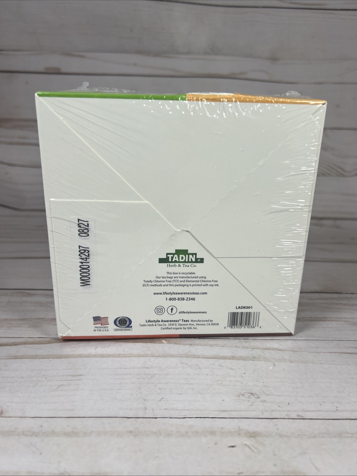 Lifestyle Awareness Detox Cleanse Kit Organic Tea 40 Bags 8/2027