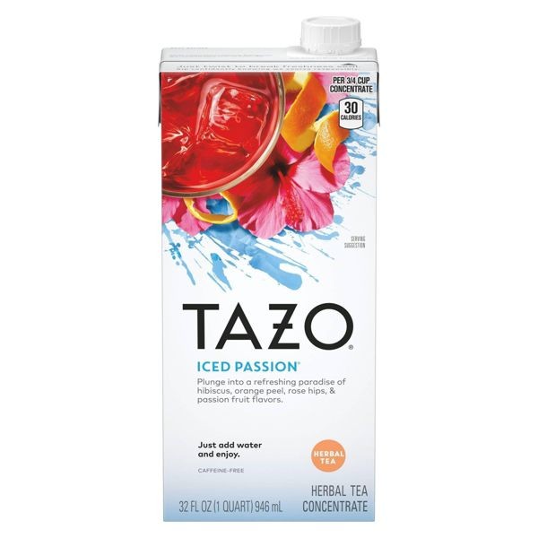 Iced Passion Herbal Tea Concentrate – 32 fl oz