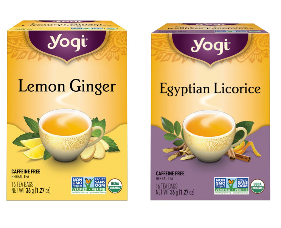 Yogi Tea – Lemon Ginger & Egyptian Licorice Herbal Tea – 16 Bags – 1 Flavor Each