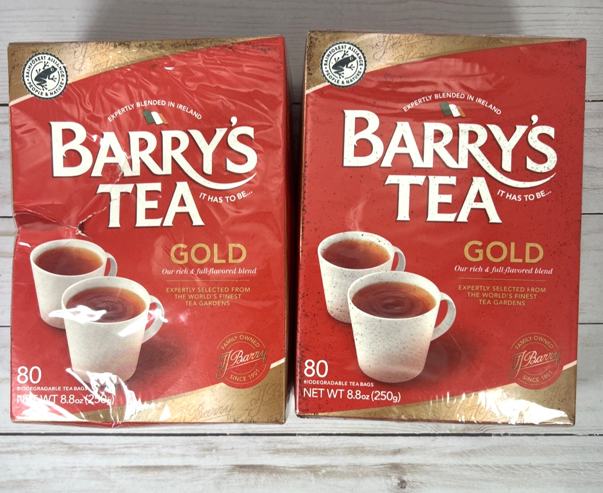 Barry’s Tea Gold Blend Irish 80-Count Bags (2Pack) 10/26