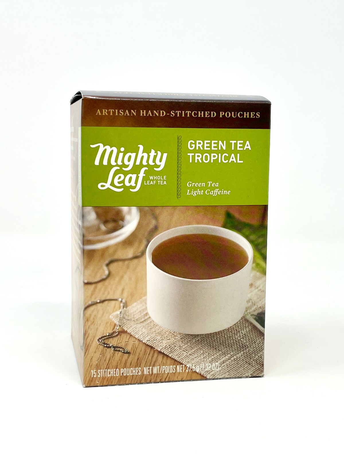 Mighty Leaf Whole Leaf Tea Marrakesh Mint Green Tea~15 Pouches~SHIPS FREE!!!