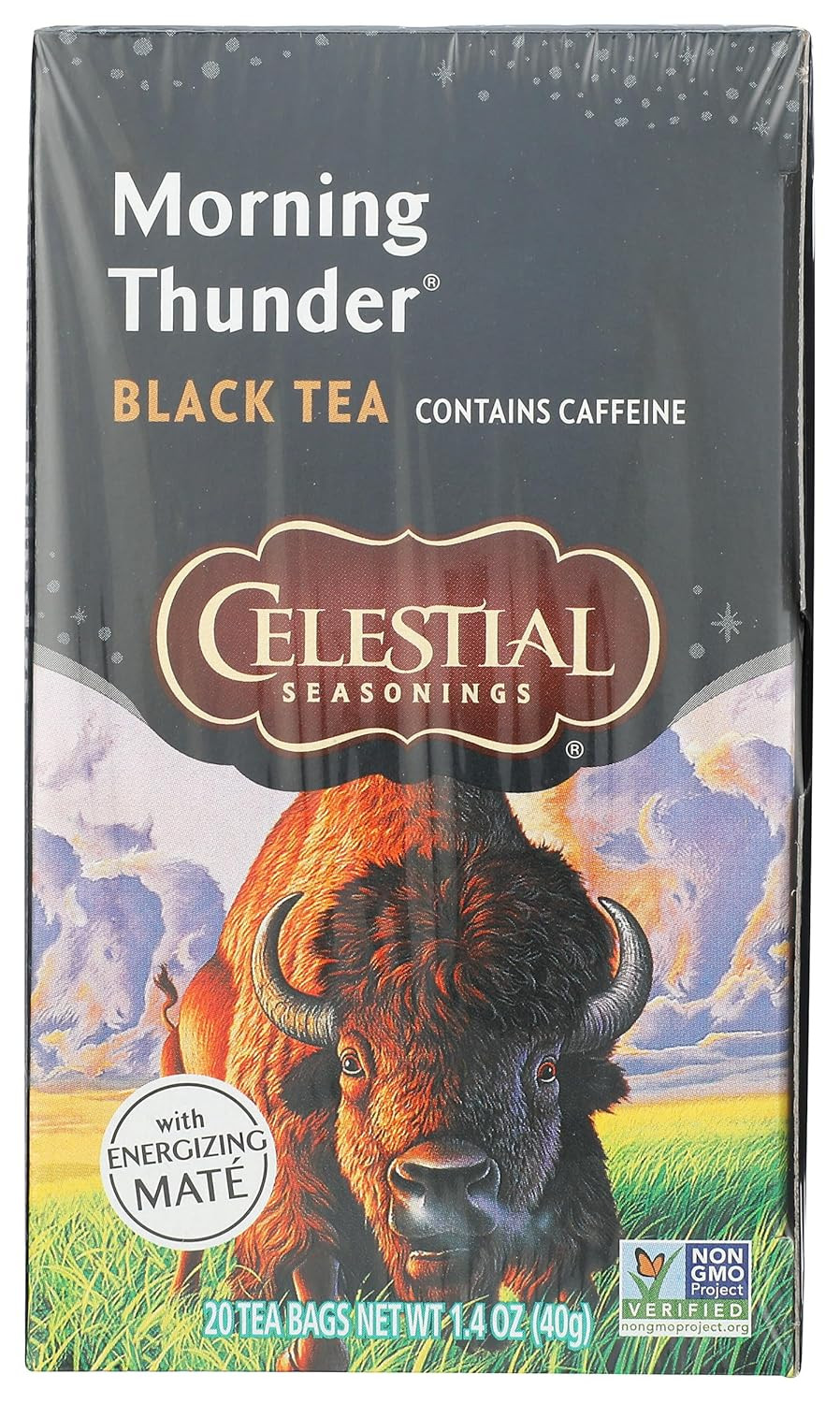 Celestial Seasonings Morning Thunder Tea, 20 Ct