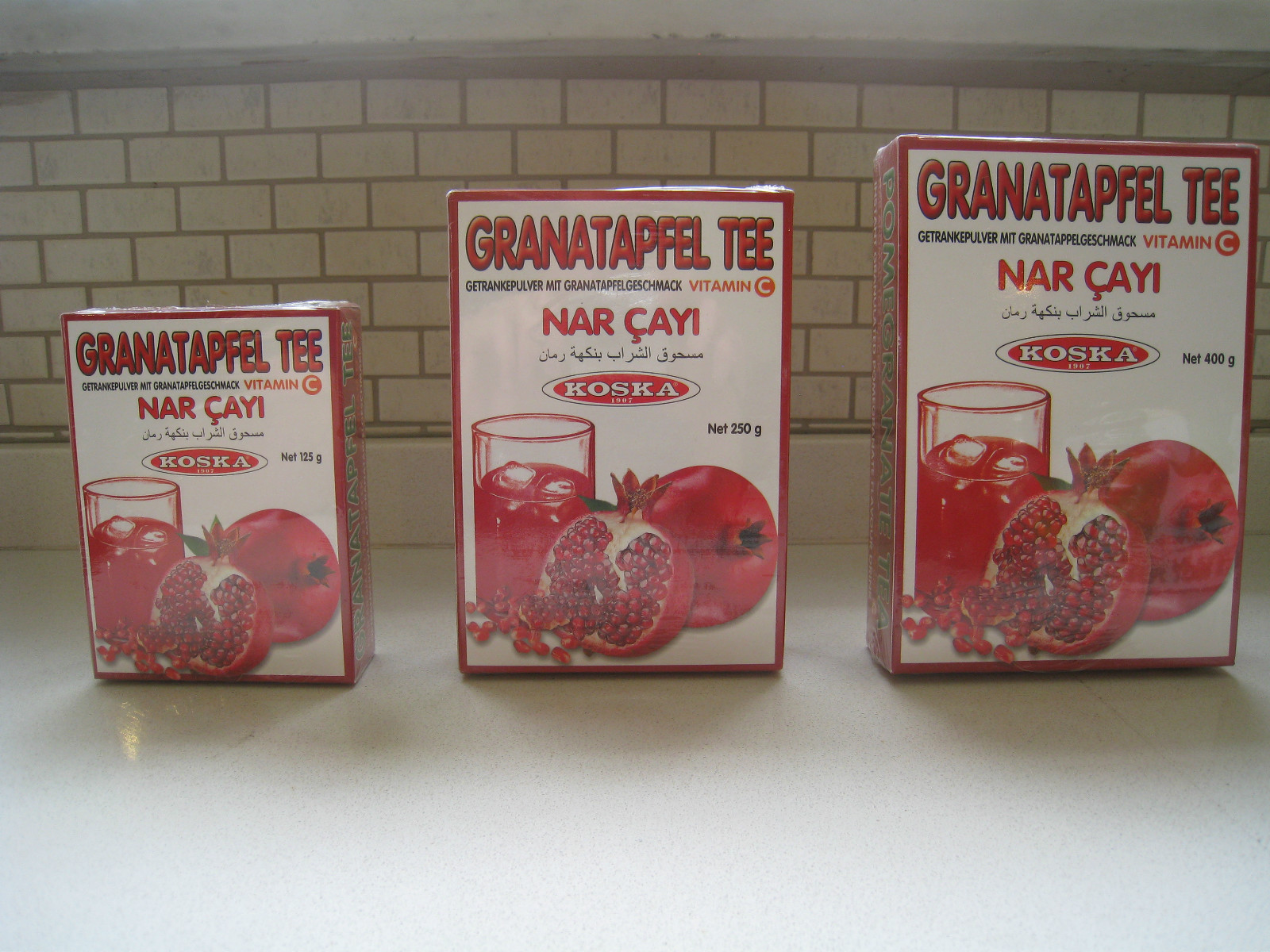 Turkish Traditional Pomegranate Tea Instant Granulated from Koska Nar Cayı