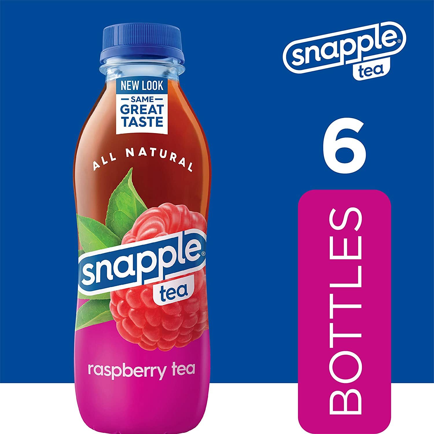 Snapple Raspberry Tea 16 oz Bottles (Pack Of 6)