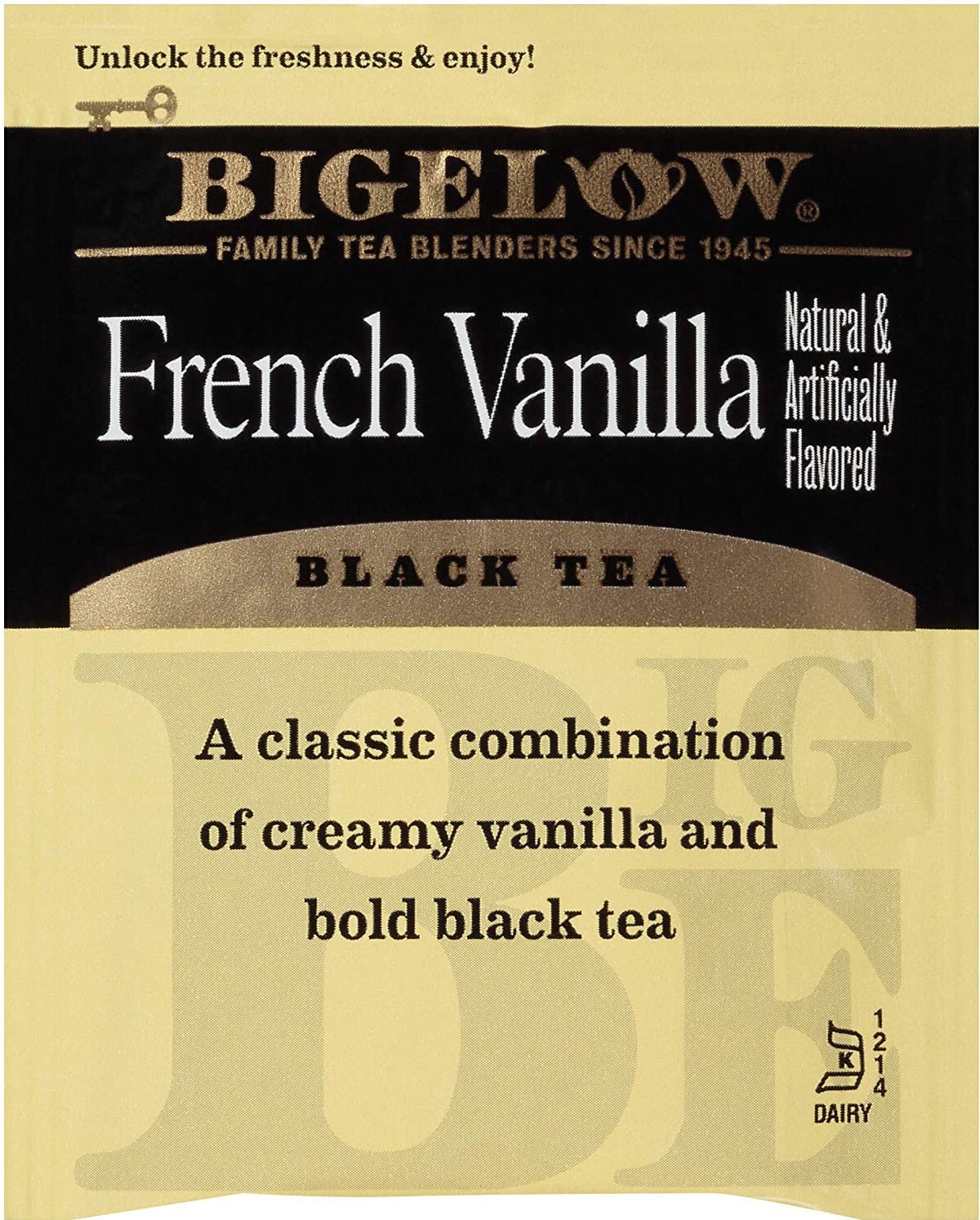 Bigelow French Vanilla Black Tea – 20 tea bags