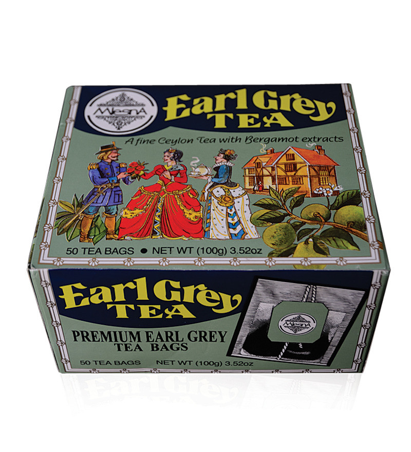 Mlesna Ceylon Tea – Earl Grey Ceylon Black Tea in Tea Bags