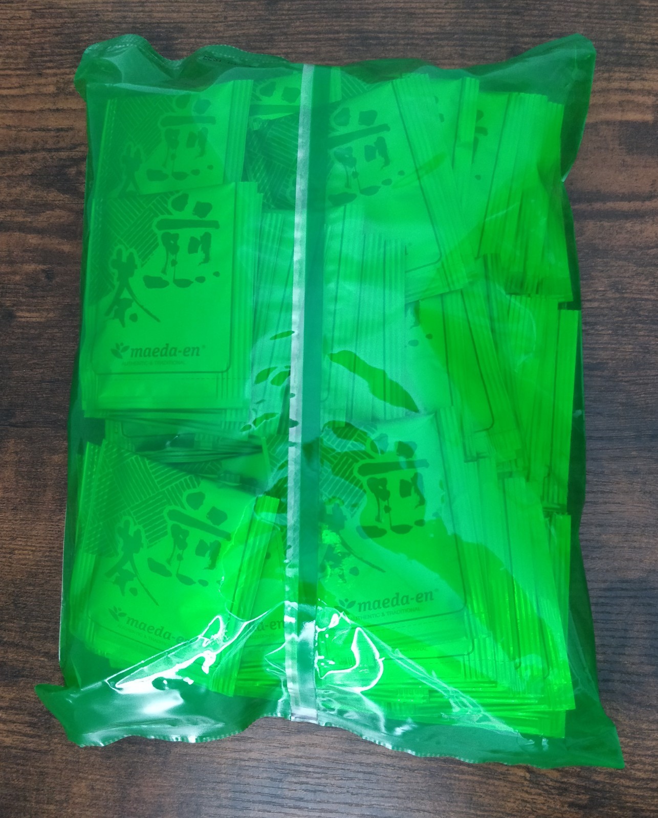 Maeda-en Sencha Green Tea with Matcha 7 oz. (2g x 100 Tea Bags) Product of Japan