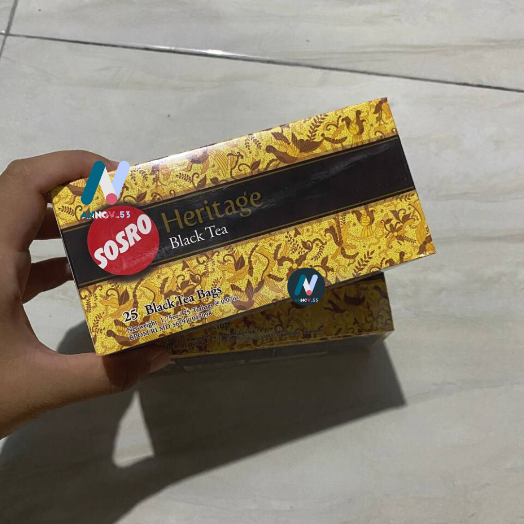 SOSRO HERITAGE Black Tea Dip Tea Stronger Fresh Fragrance Premium Indonesia 2PAX