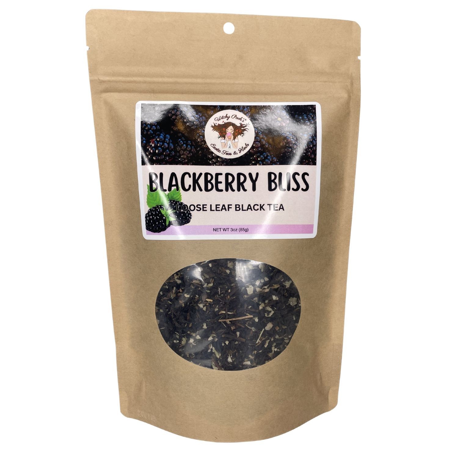 Witchy Pooh’s Blackberry Bliss Loose Leaf Blackberry Flavored Black Tea