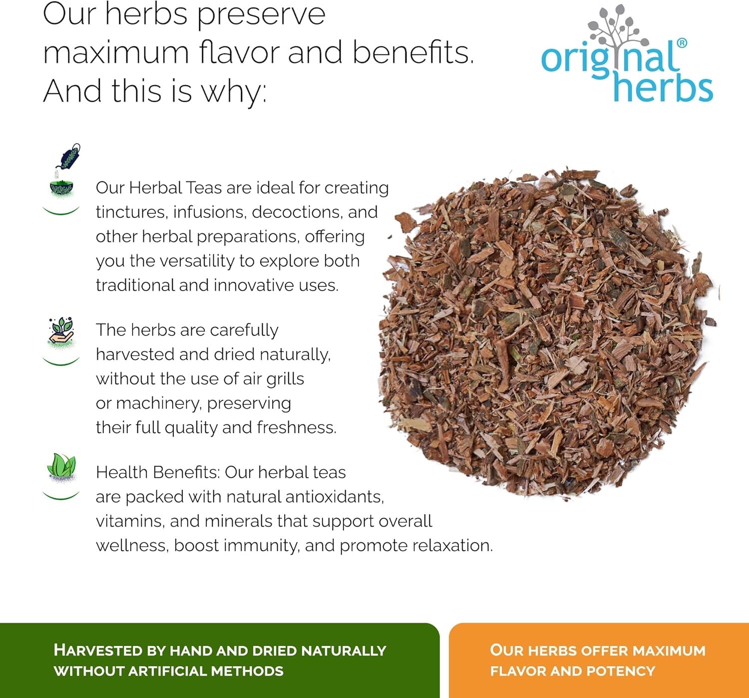 White Willow Bark Tea ( Кора Ивы Белой) – 50g(1.76oz) | Original Herbs