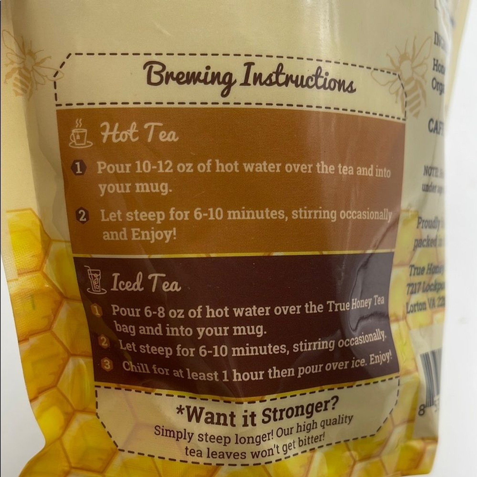 True Honey Teas English Breakfast