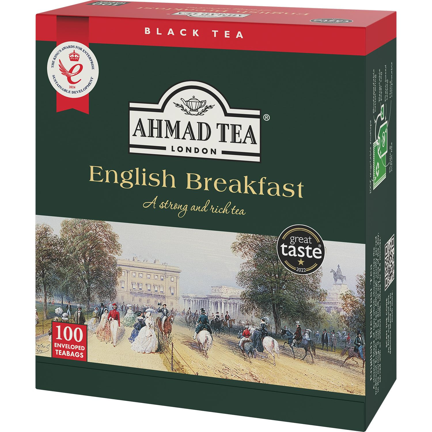 Black Tea, Cardamom Loose Leaf, 454G – Caffeinated & Sugar-Free