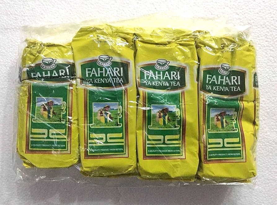 Fahari Ya Kenya Kenyan Black Tea Loose Leaf – 250g (Pack of 4)