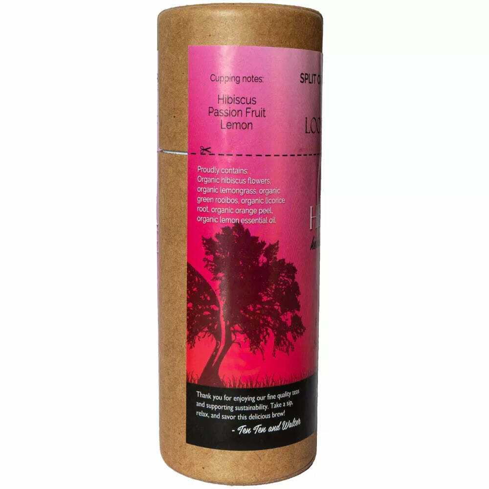 Organic Hibiscus Zest Herbal Loose Leaf Tea