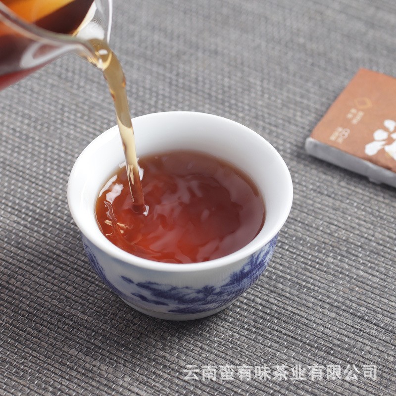 500g Yunnan Ancient Tree Pu’er Tea Ripe Tea Mellow Aroma Bulk Small Square Piece